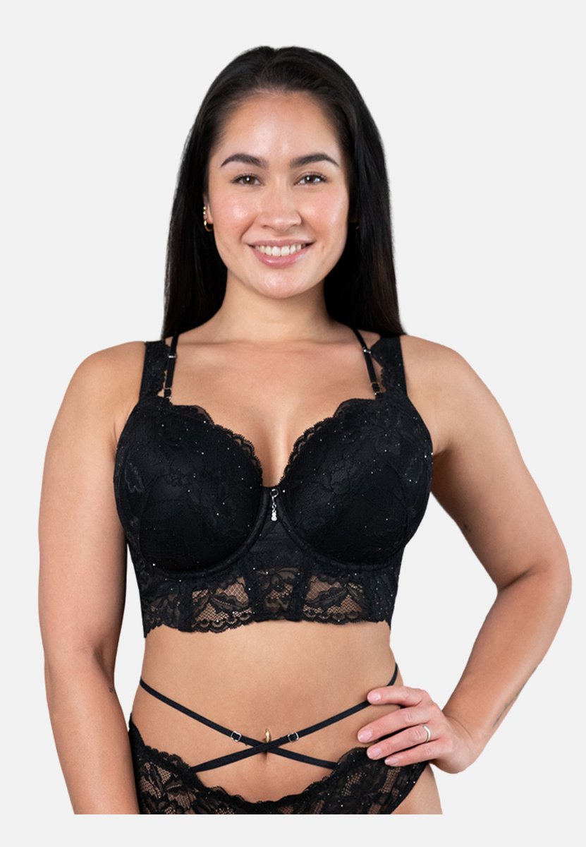 BH TRUE GLAM Demi-BHs mit Bügel,mit Schale,Spitze