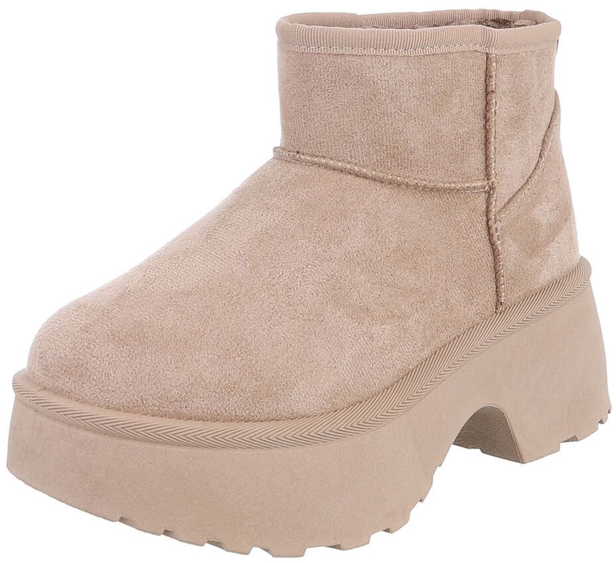 Enkellaars - Platformzool - Dames Mt:37