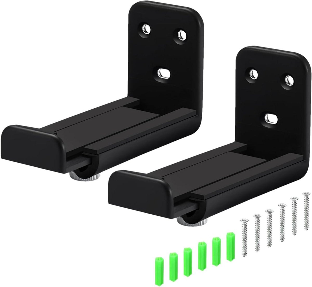 Soundbar Houder - Zwevende Plank Beugel - Tv Geluid Verbeteren - Verstelbare Diepte - 9-13.7 cm - Zwart