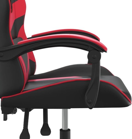 Gaming Stoel Kunstleer - Race Stoel - Comfortabel Gamen - Verstelbare Rugleuning - 14.55 kg - Zwart Rood — afbeelding 4