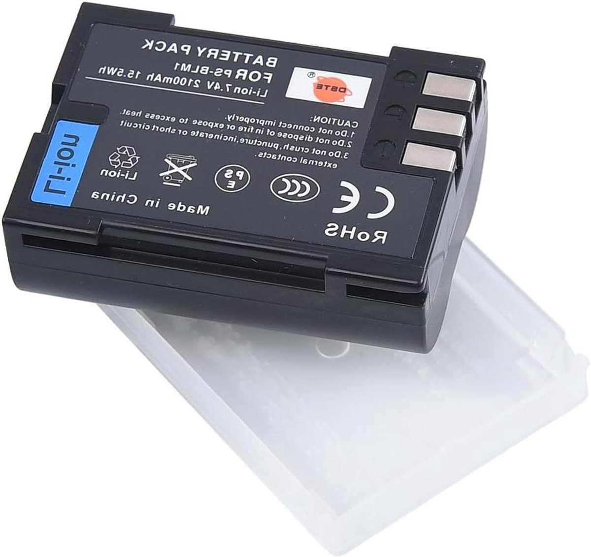 Camera Accu - Reserve Batterij - Fotograferen - Hoge Capaciteit - 2100mAh - Zwart