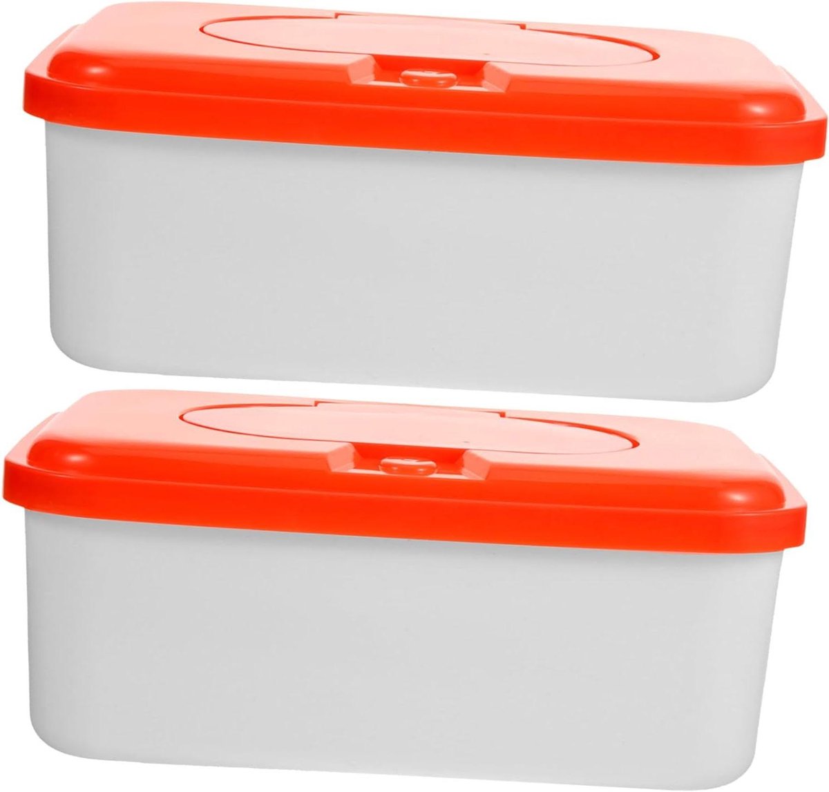 Babydoekjes Dispenser - Doekjeshouder Tissuebox - Hygiënisch Gebruik - Voorkomt Uitdroging - 21x13x8.6cm - Willekeurige Kleur