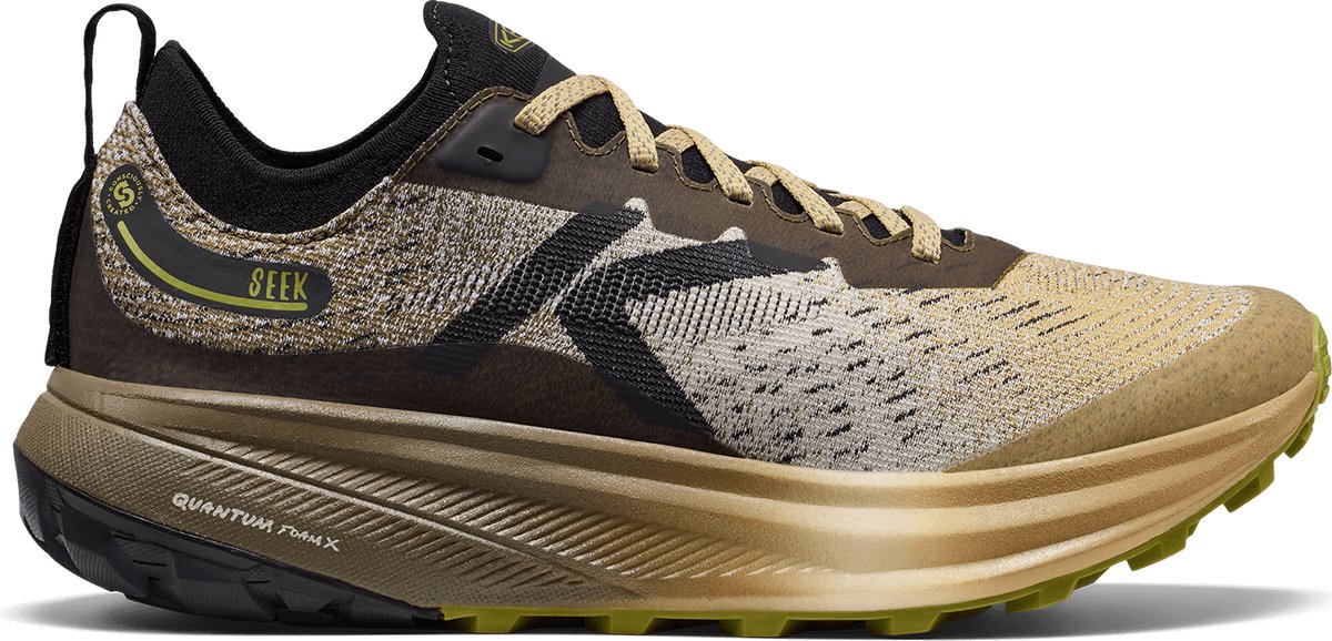 Keen - Seek Heren Trail Running Schoenen Dark Olive/Khaki - Maat 40.5