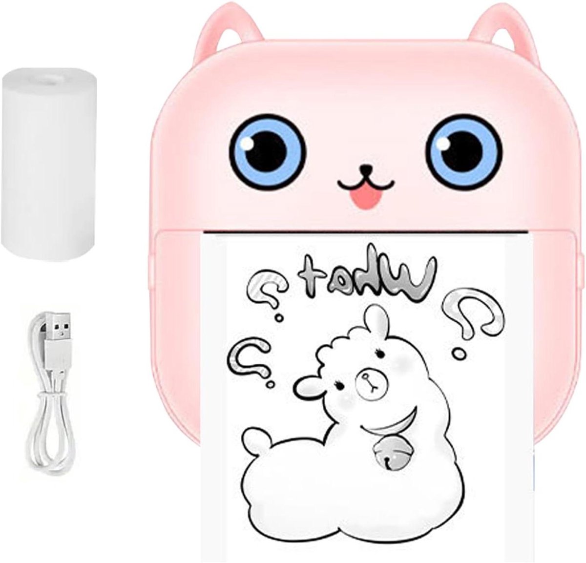 Mini Sticker Printer - Labelmaker Fotoprinter - Organiseren en Decoreren - Inktloze Thermische Technologie