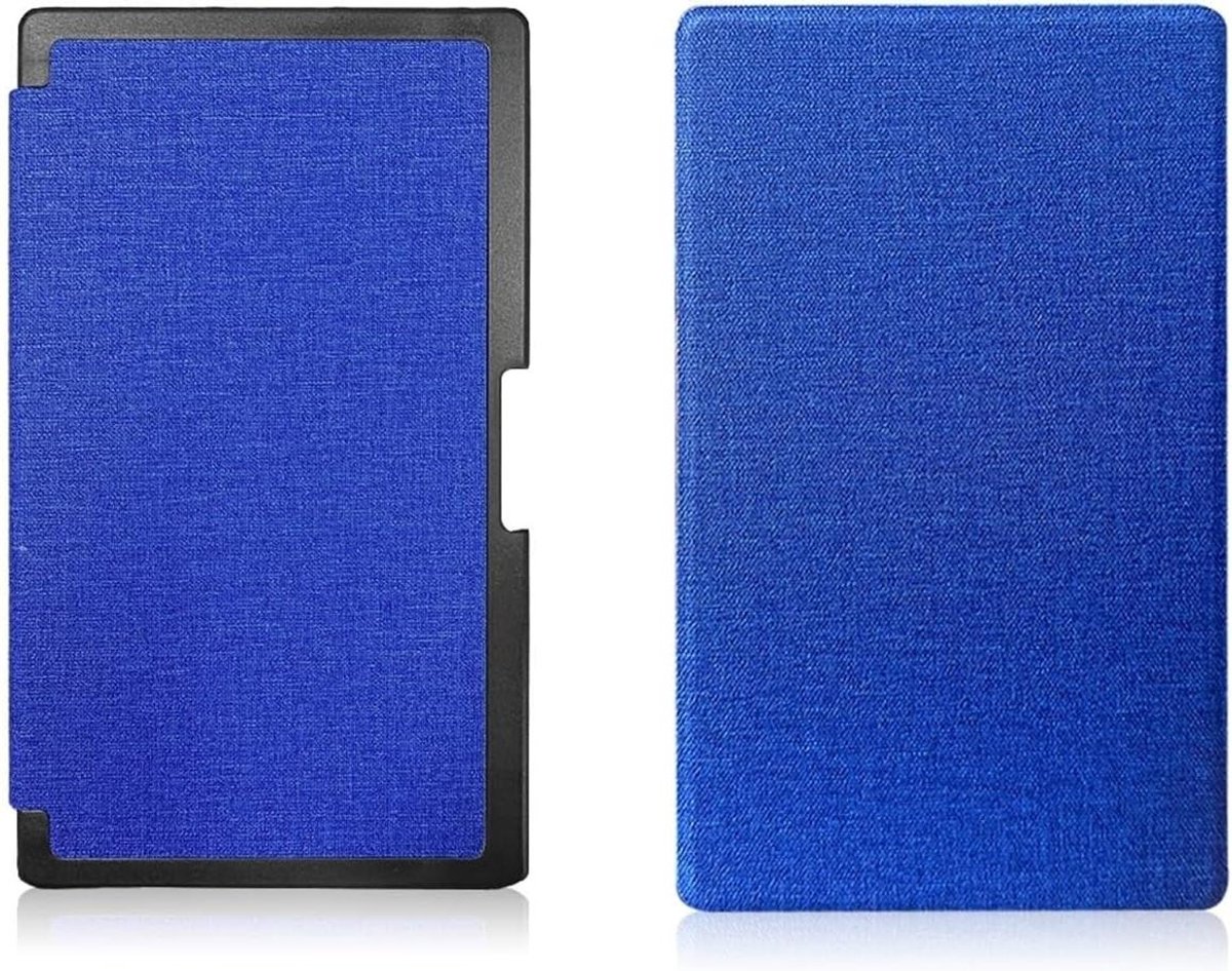 Tablethoes met Penhouder - E-reader Cover - Bescherming E-reader - Automatische Sluimerfunctie - 7.3 Inch - Blauw