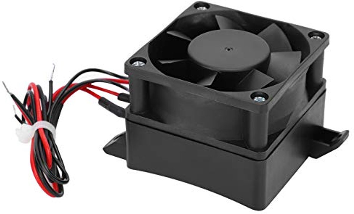 SnelShoppen - Elektrische Keramische Luchtverwarmer 220V 300W met Thermostaat - Ideaal voor Thuis, Camping, Auto, Keuken en Feesten