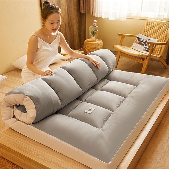 Japanse Vloermatras - Futon Tatami Matras - Overal Slapen - Hoge Dichtheid Vulling - 120*200cm - C — afbeelding 4