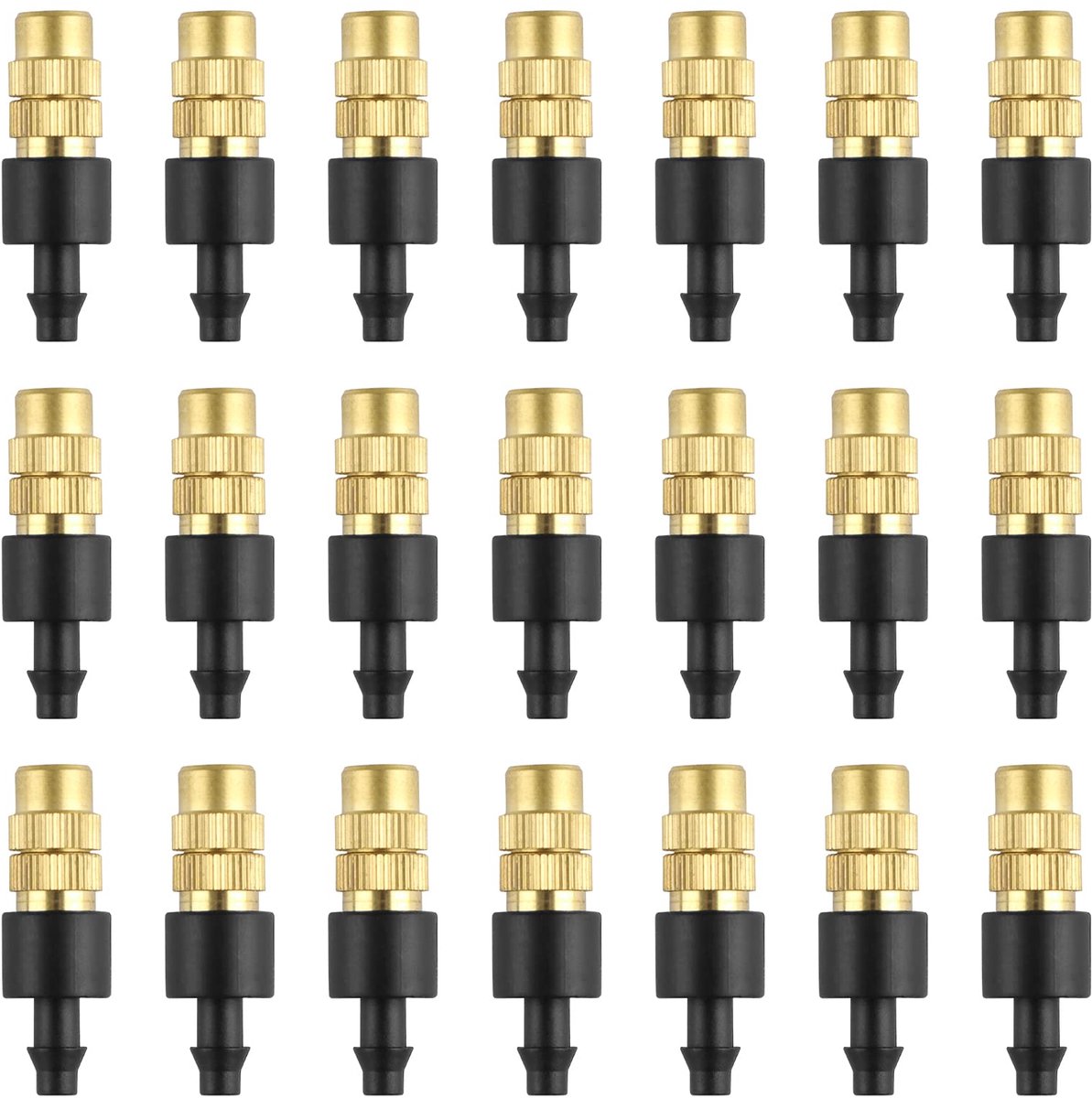 Dailygoods - 30 Stuks Verstelbare Druppelirrigatie Spuitmonden van Koper