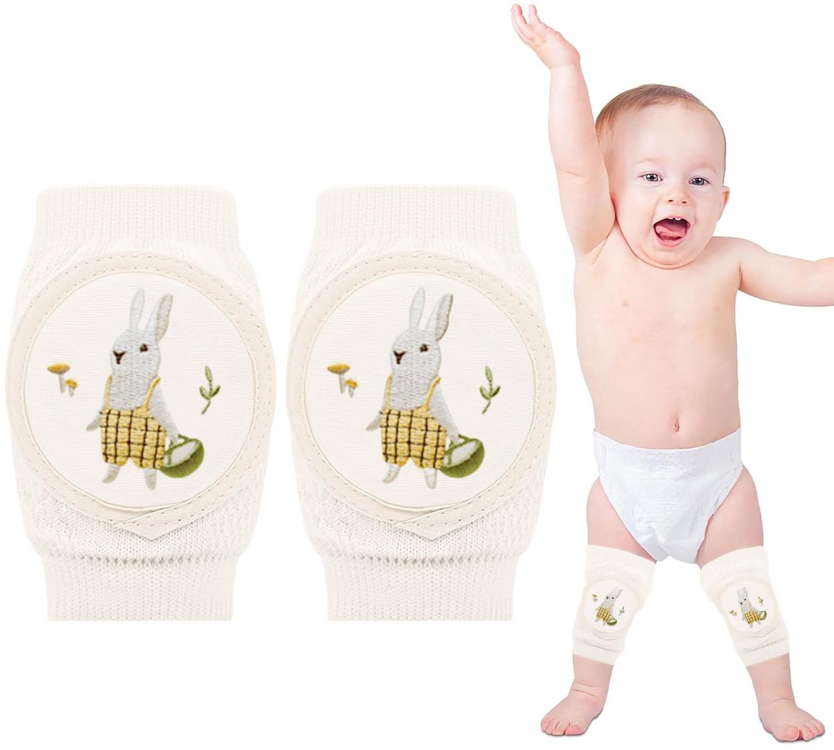 Dailygoods - Baby Kniebeschermers en Kruip Sokken - Antislip