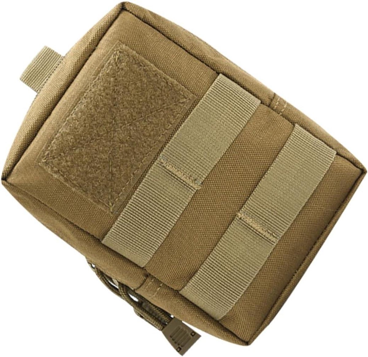 Noodpakket Tas - EHBO-zakje Outdoor - Buitenactiviteiten Opslag - Slijtvast Oxford Materiaal - 17x13CM - Khaki