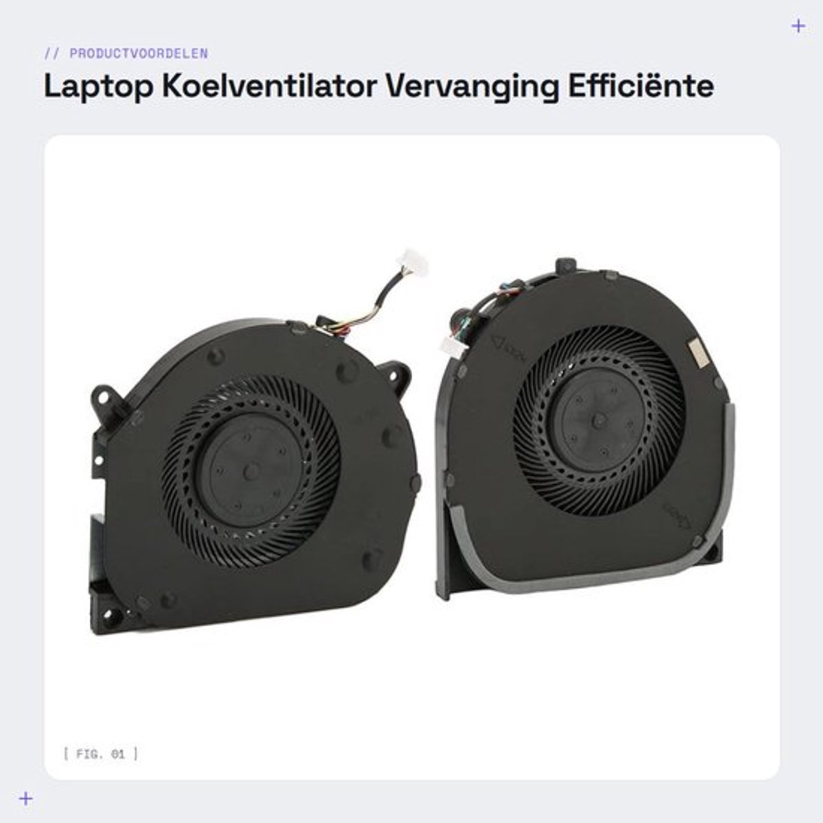Laptop Koelventilator - Vervanging - Efficiënte luchtkoeling - Compact formaat - CPU en GPU Koelventilator - Geschikt voor Legion Y540 en...