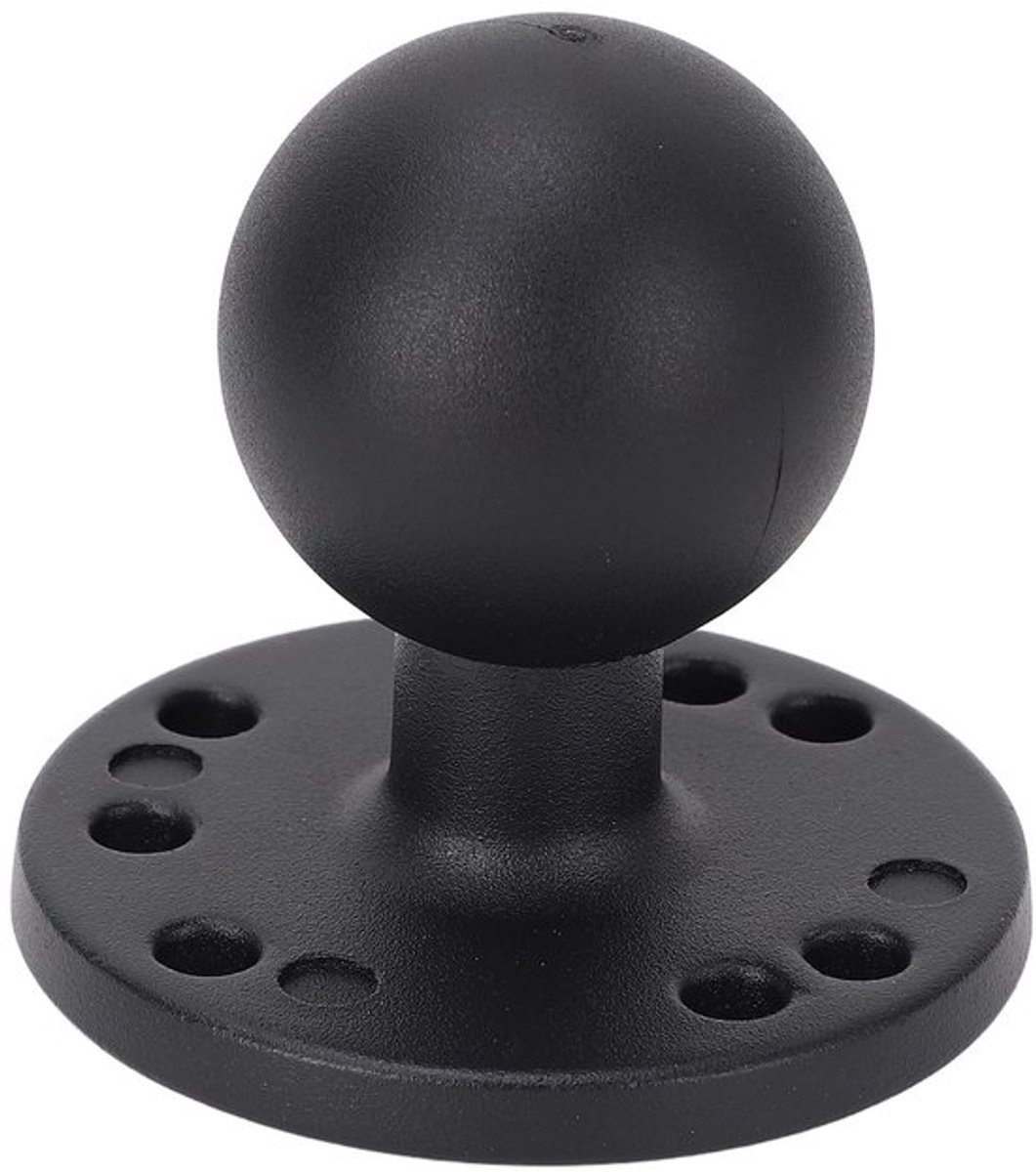 1,5 inch kogelmontagebasis, ronde plaat van aluminiumlegering, compatibel met RAM-montage, voor C-formaat kogelarmen met dubbele aansluiting, boten, kajaks, vrachtwagens
