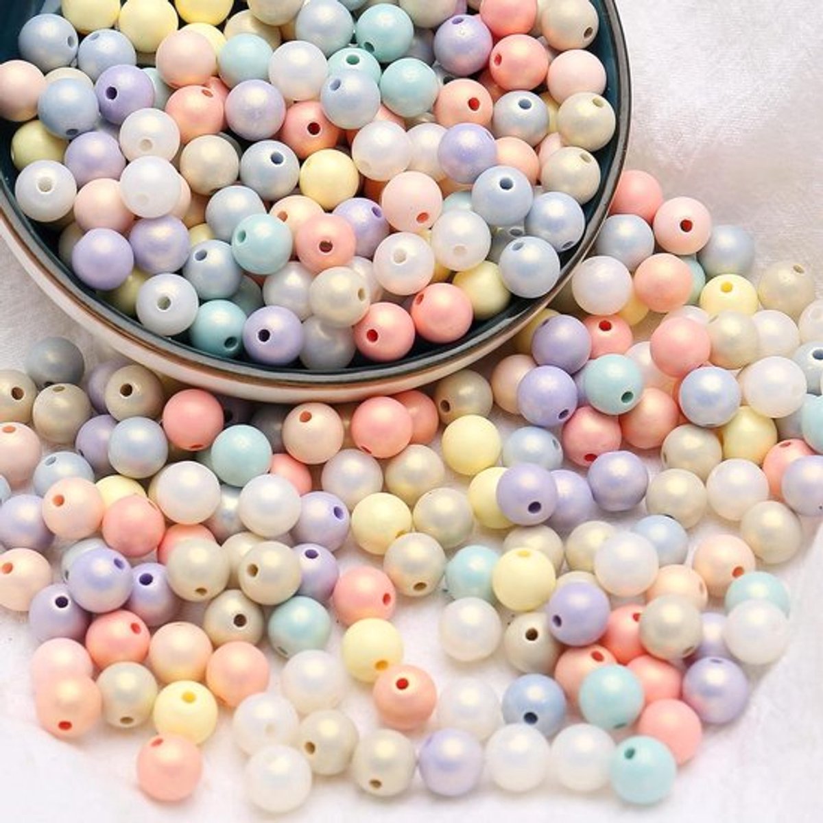 Kleurrijke kralen voor sieraden maken - 500 stuks, 8 mm