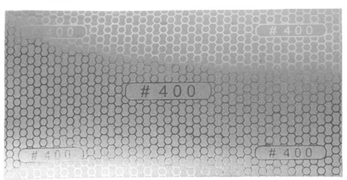 Diamantschuurpapier 400 grit - Zelfklevend Schuurpapier - Schuurvellen - Slijpgereedschap voor Metaal/Keramiek/Glas - 200 x 100 mm - Hoogwaardige Materialen - Schuurvel