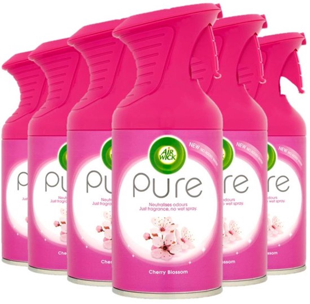 Kersenbloesem Pure Luchtverfrisser - 250 ml Pack van 6