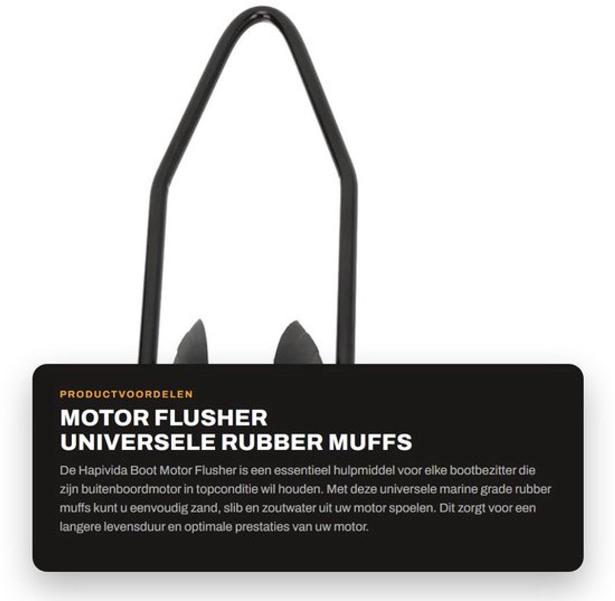 Outboard Flusher Universele Rubber Muffs - Water Flusher - Boot Kit - Geschikt voor de meeste Schepen - Eenvoudige Installatie - Veilige Verbinding - Motorflusher