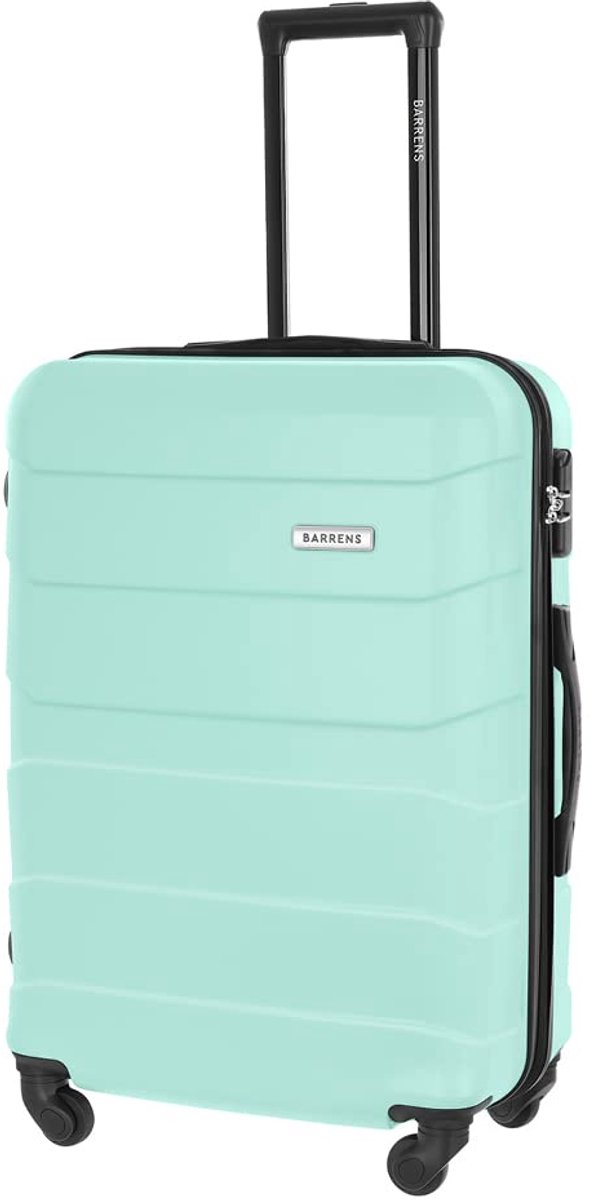 SnelShoppen - Harde Koffer Bordeauxrood 55x40x20 cm - Trolley Bagage Handbagage Reiskoffer Met Wielen - Ideaal Voor Vakantie, Weekendjes Weg en Verre