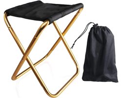Opklapbare kruk, opvouwbare campingkruk, buitenkruk, lichtgewicht, compact, draagbaar, aluminium viskruk, Geschikt voor barbecues, reizen, wandelen, tuinen, stranden, Geschikt voor opbergtas, Geschikt voor kinderen en vrouwen.