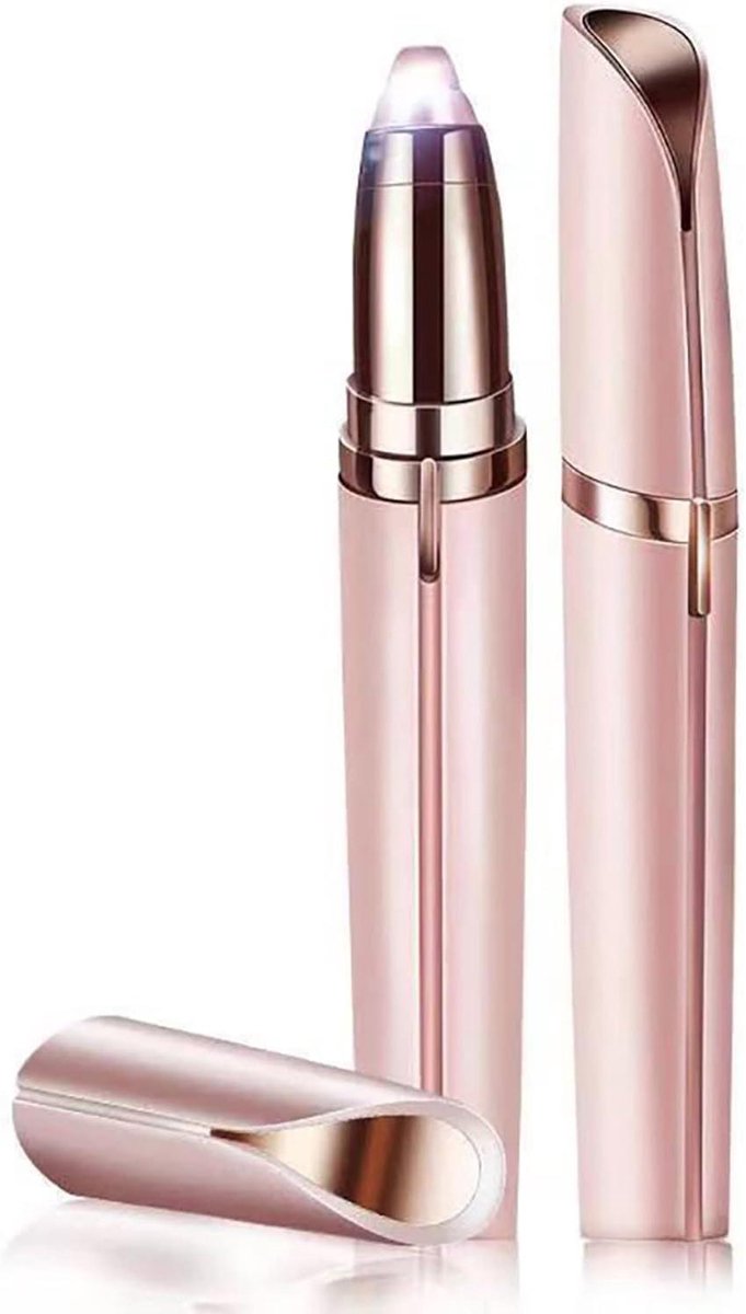Gezichts ontharster - Epilator Vrouwen - Precisie Ontharen - Penformaat Design - 13 cm - Rosé Goud
