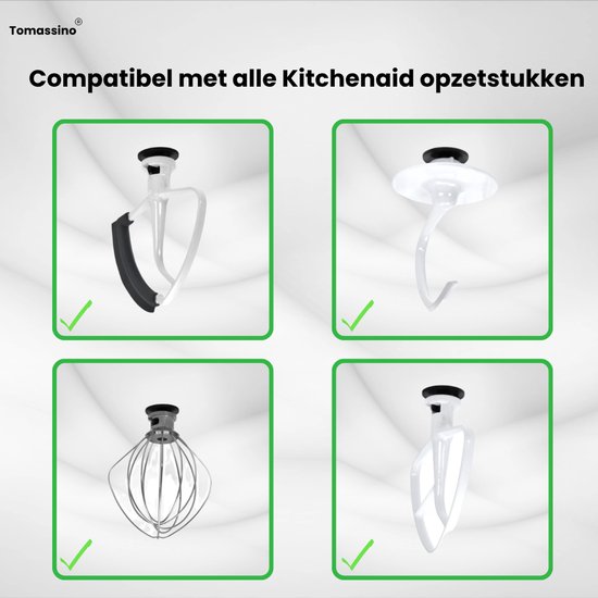 kitchenaid Mixkoppen houder - KitchenAid-mixerhouder - Wit - kitchen aid - kitchenaid accesoires - zelfklevend van KitchenAid — afbeelding 3