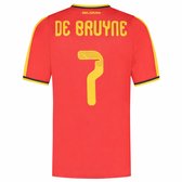 De Bruyne Belgie Voetbalshirt Thuis - 2026-2028 - Voetbalshirts Kinderen - Jongens en Meisjes - Sportshirts - Volwassenen - Heren en Dames - Maat 128