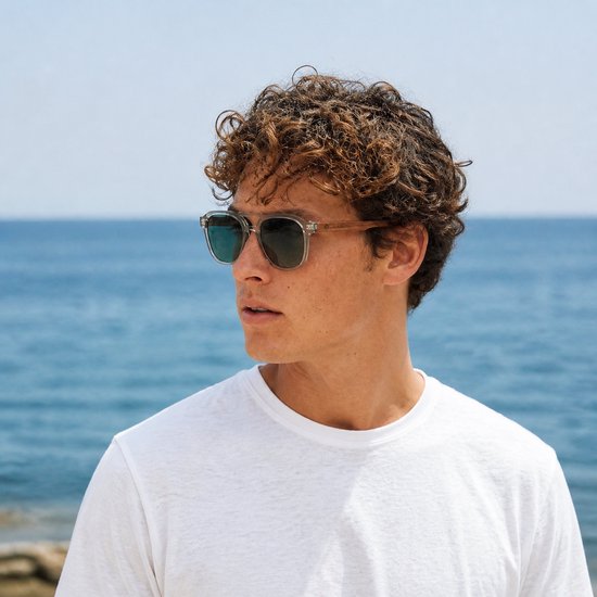 Wooda® Zonnebril Aviator - Transparant - Gepolariseerd - Wooda Roca Llisa TR Verde van Wooda — afbeelding 4