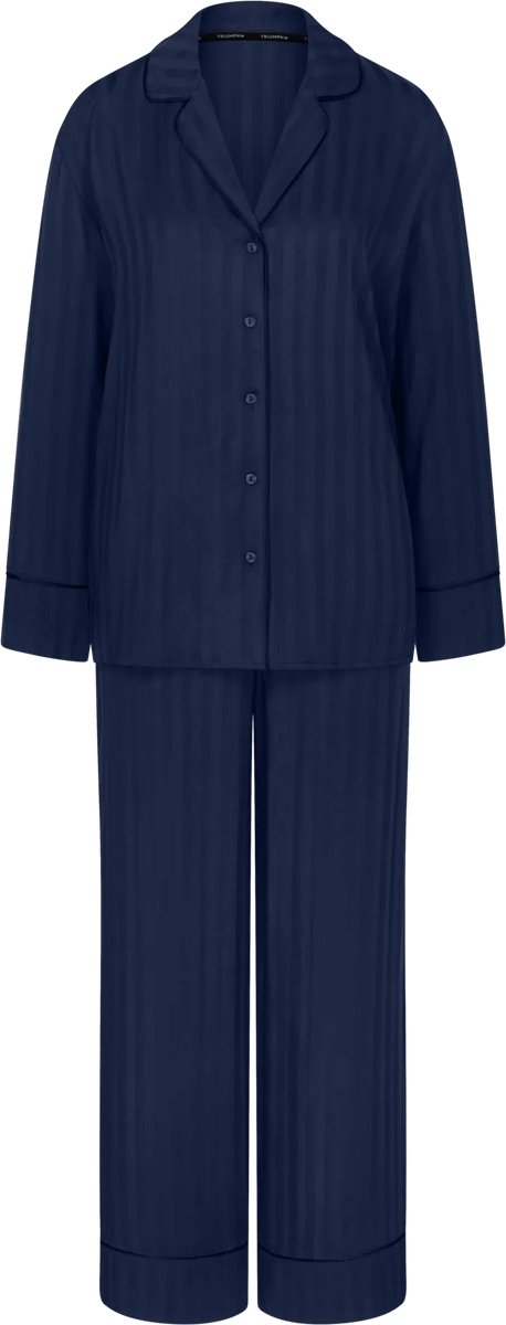 Triumph Amourette Jacquard PW Dames Pyjamaset - BLAUW