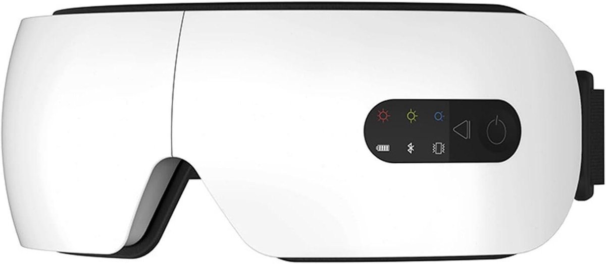 Oogmassageapparaat met Warmte - Verwarmend Oogmasker - Oogontspanning bij Vermoeidheid - Drie Warmtestanden - 15 x 9 x 19 cm