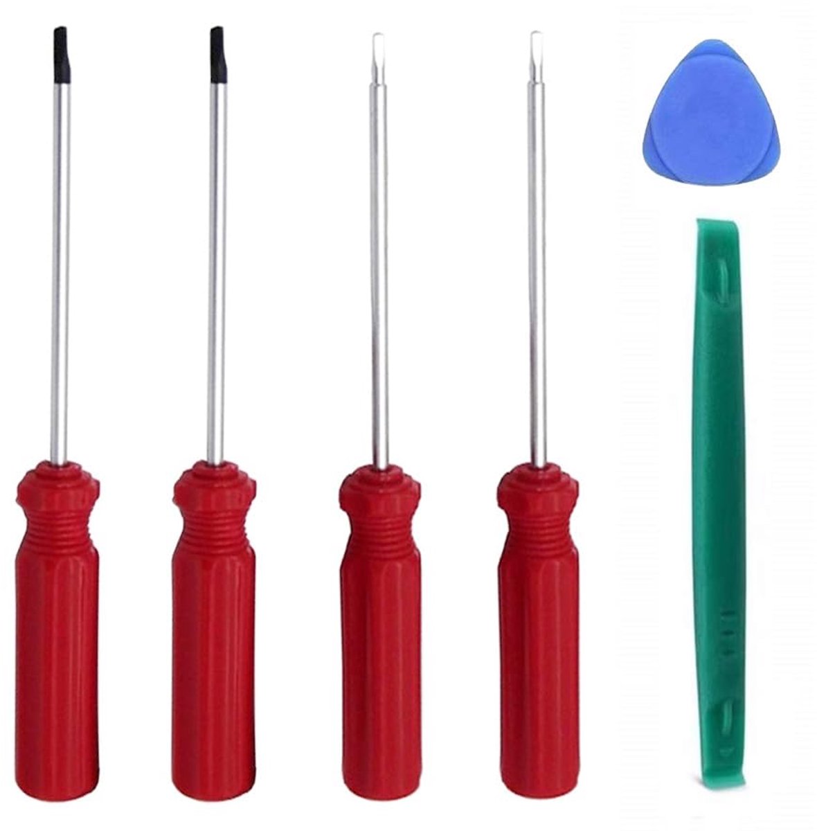 Schroevendraaierset met 4 driehoekige schroevendraaiers, 1,4 mm tot 2,3 mm