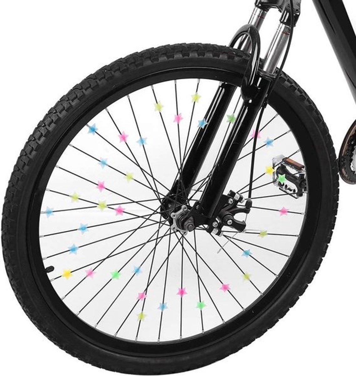 Wielspaken Sticker Set voor Kinderfietsen - Diverse Schattige Designs - Kleurrijke Decoraties - Fietsaccessoires