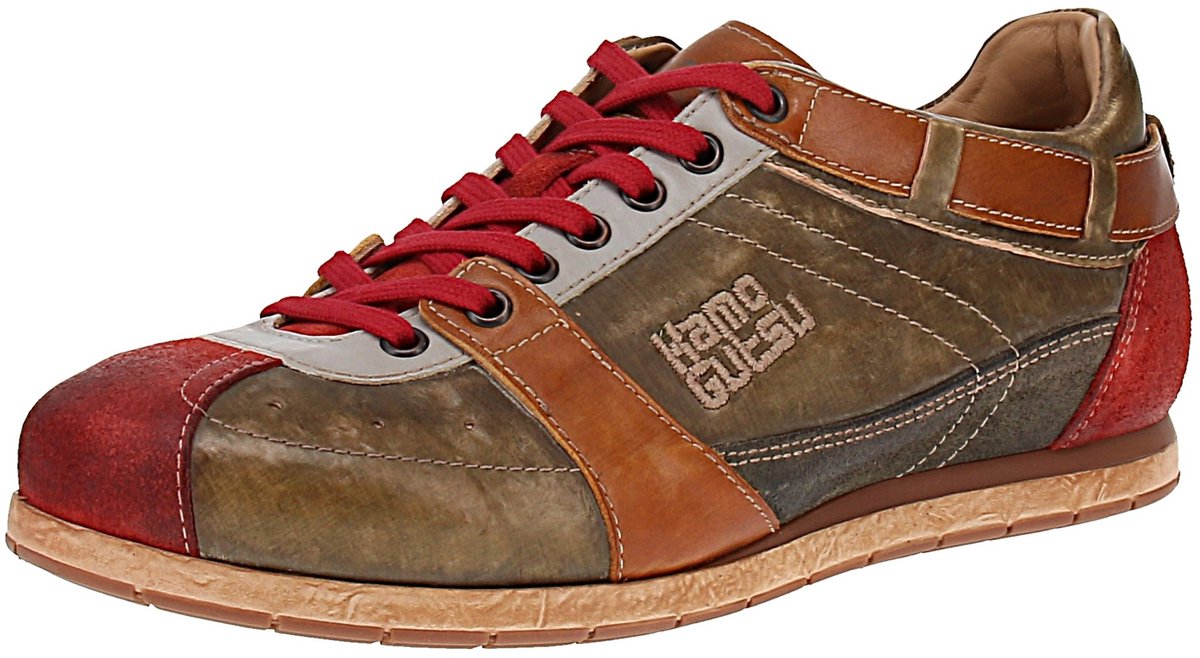 Kamo-Gutsu Tifo-051 - Heren sneakers - Rosso-Foresta