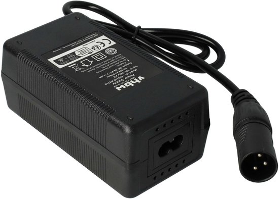 Oplader voor E-bike - Voor 24V Accu's - 29,4V - 1,5A - 52W - XLR 3-pin - Zwart van FlinQ — afbeelding 5