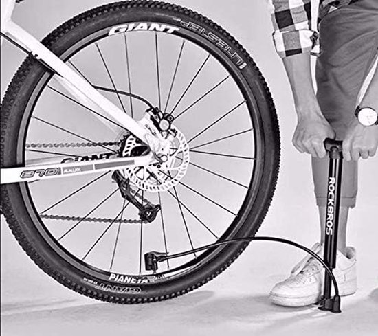 Mini Fietspomp - Fiets Luchtpomp - Banden Oppompen - Hoge Druk 120 Psi - 12.5 cm - Aluminium — afbeelding 5