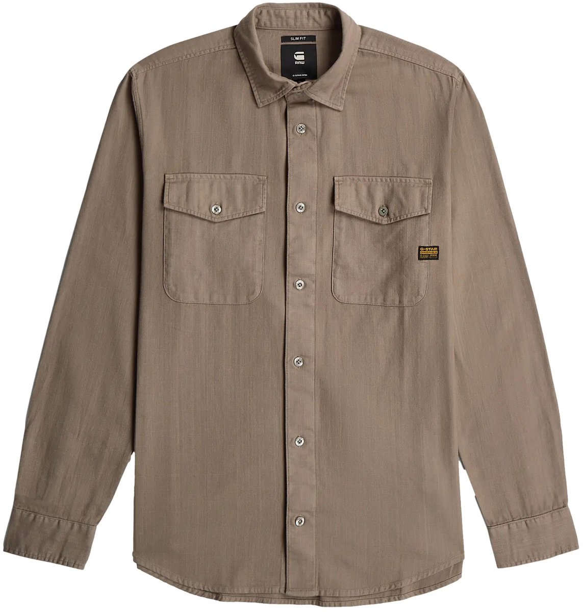 Slim Fit Shirt G-Star Marine Bruin