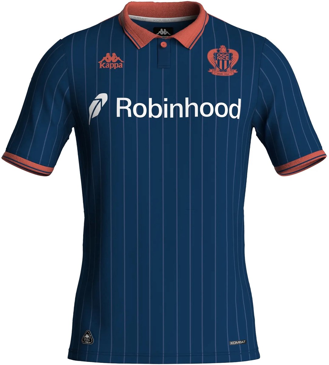 Derde Shirt OGC Nice 2025/26 Blauw
