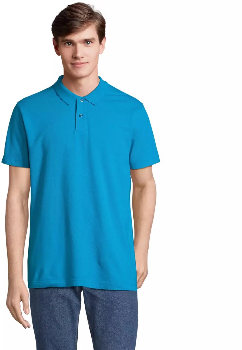 SOL'S Unisex Pulse Polo Shirt L04502 - Aqua - M