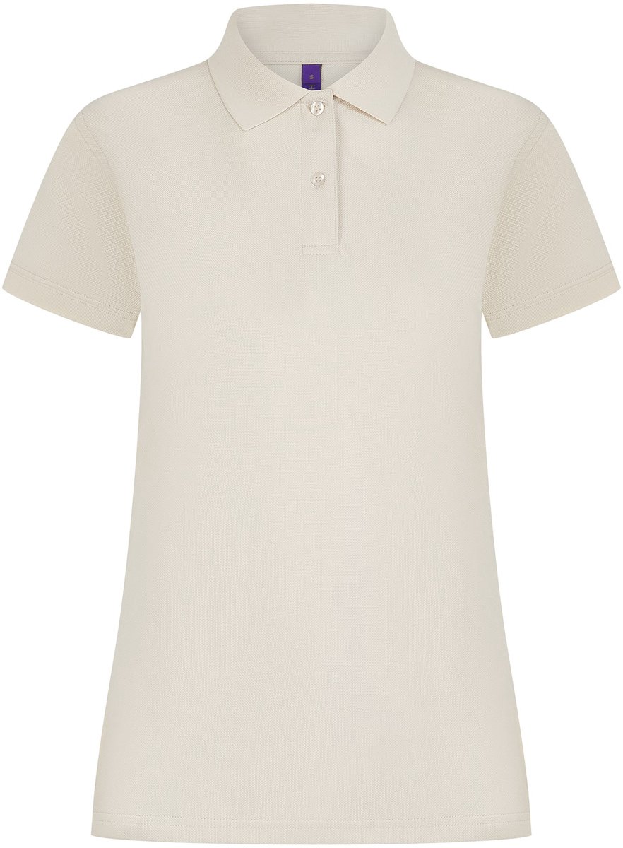 Henbury Ladies Coolplus® Polo Shirt H476 - Natural - M