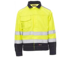 Payper Safe Hi-Vi Winter - fluorescent yellow/navy blue - 3XL