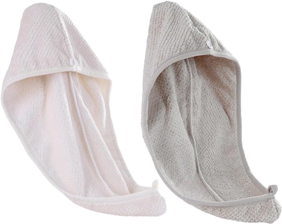 Haardroogkap - Sneldrogende handdoek - Haar Drogen - Hoge Absorptie - 65x28cm - Willekeurige Kleur