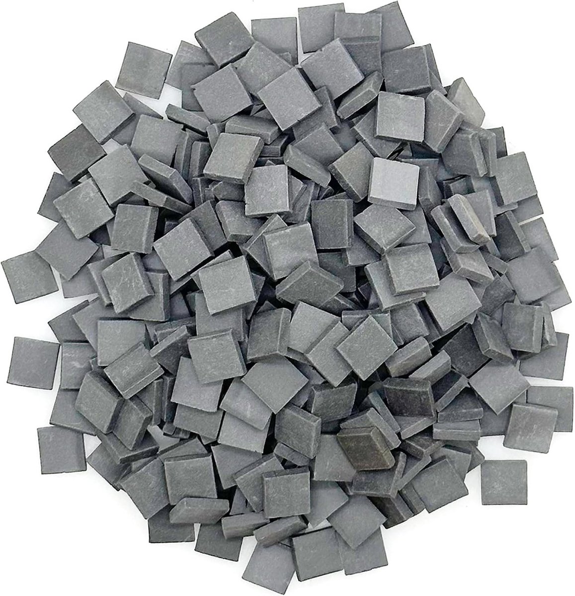 Miniatuur Bouwstenen Set van 300 Stuks - Zwarte Muurstenen voor Diorama's, Modelbouw en Landschapsaccessoires