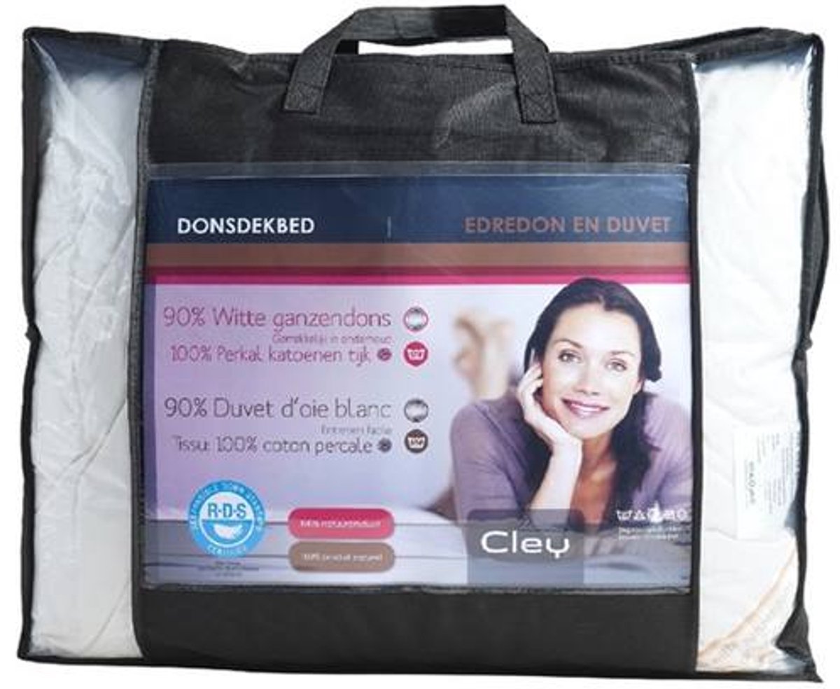 Cley 90% Ganzendons Dekbed - 200x220 / 4-seizoenen