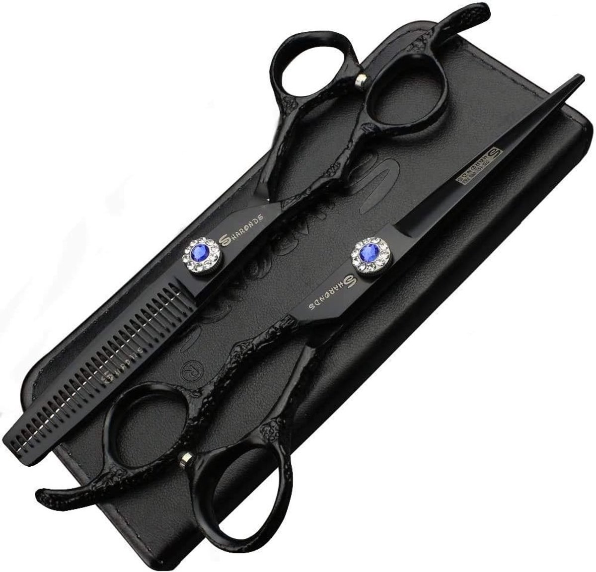 Professionele Schaar Set Linkshandig - 6 Inch - Roestvrijstaal - Voor Kappers en Thuisgebruik