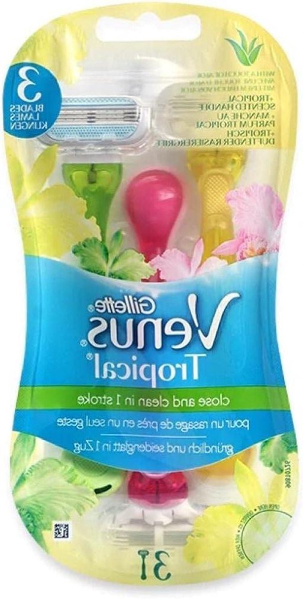 Wegwerpscheermesjes - Scheermesjes Vrouwen - Glad Scheren - Aloe Vera Strip - 3 Stuks - Wit