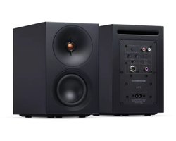 Cambridge Audio L/R S Actieve Boekenplankspeaker - Zwart (Paar)
