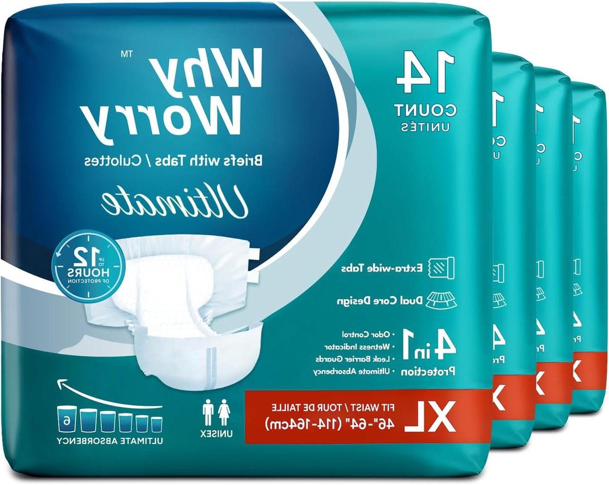 Volwassen Luiers - Incontinentie Broekjes - Dagelijkse Zekerheid - Hoge Absorptie - Maat XL - Wit