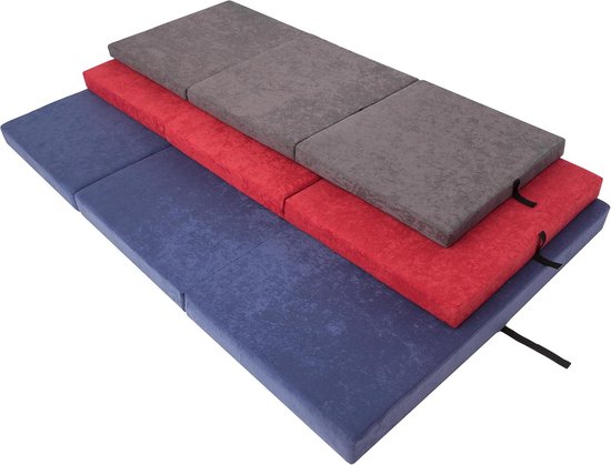 Vouwmatras - Gastenmatras Slaapmat - Extra Slaapplek Creëren - Oeko-Tex Gecertificeerd - 200 x 120 cm - Geel — afbeelding 3