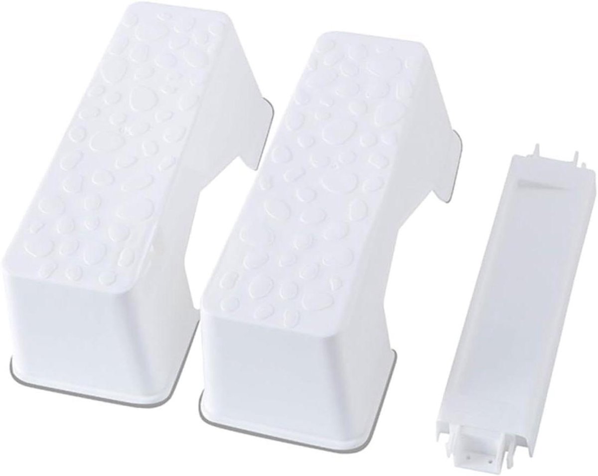 Toilet Krukje - Voetenbankje Kinderen - Gezond Zitten - Met Antislip Strips - 53x32x13 cm - Wit