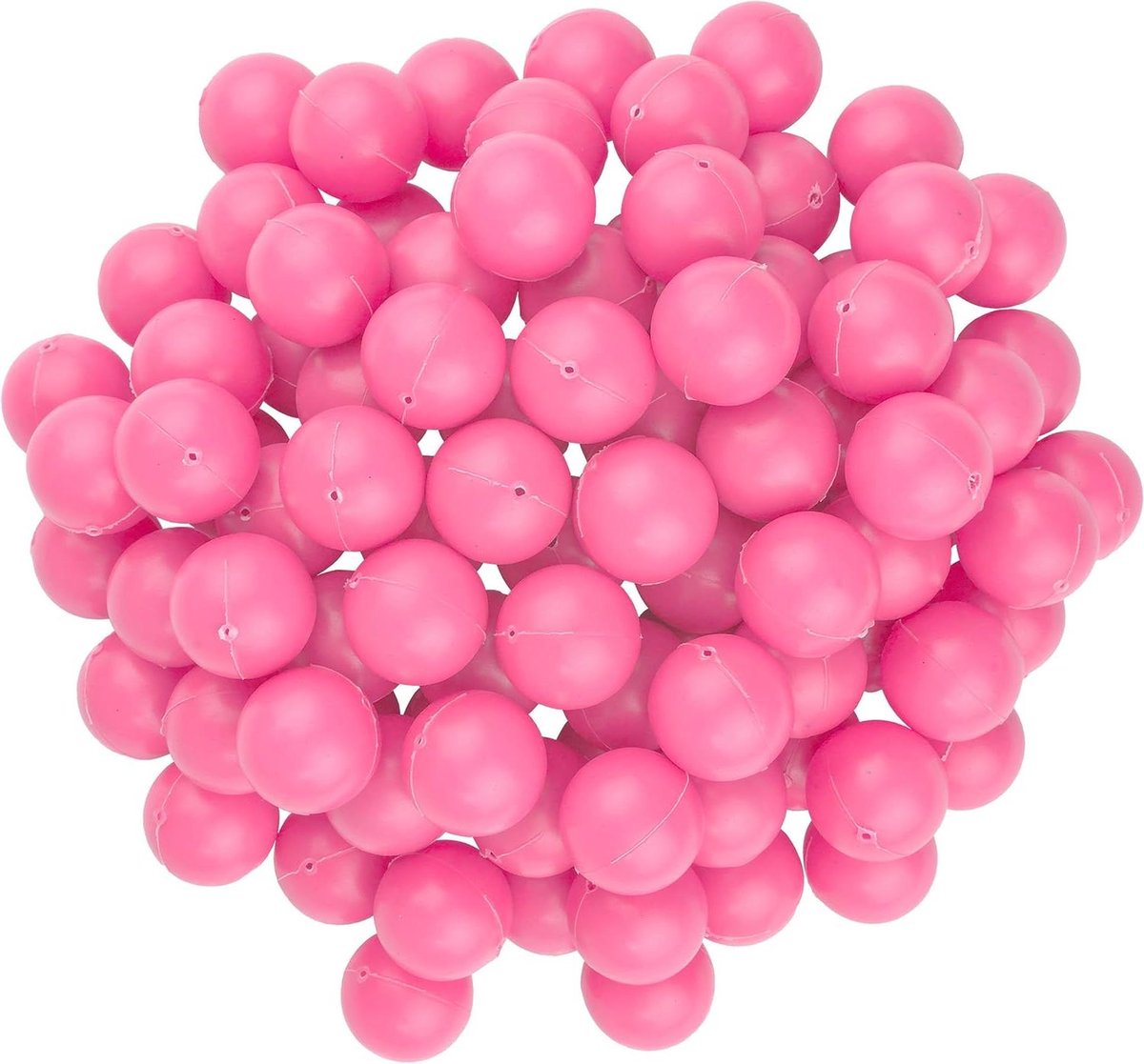 Mini Tafeltennisballen - Biertennisballen Feestballen - Feestdecoratie - Kleine Formaat - 19 mm - Roze