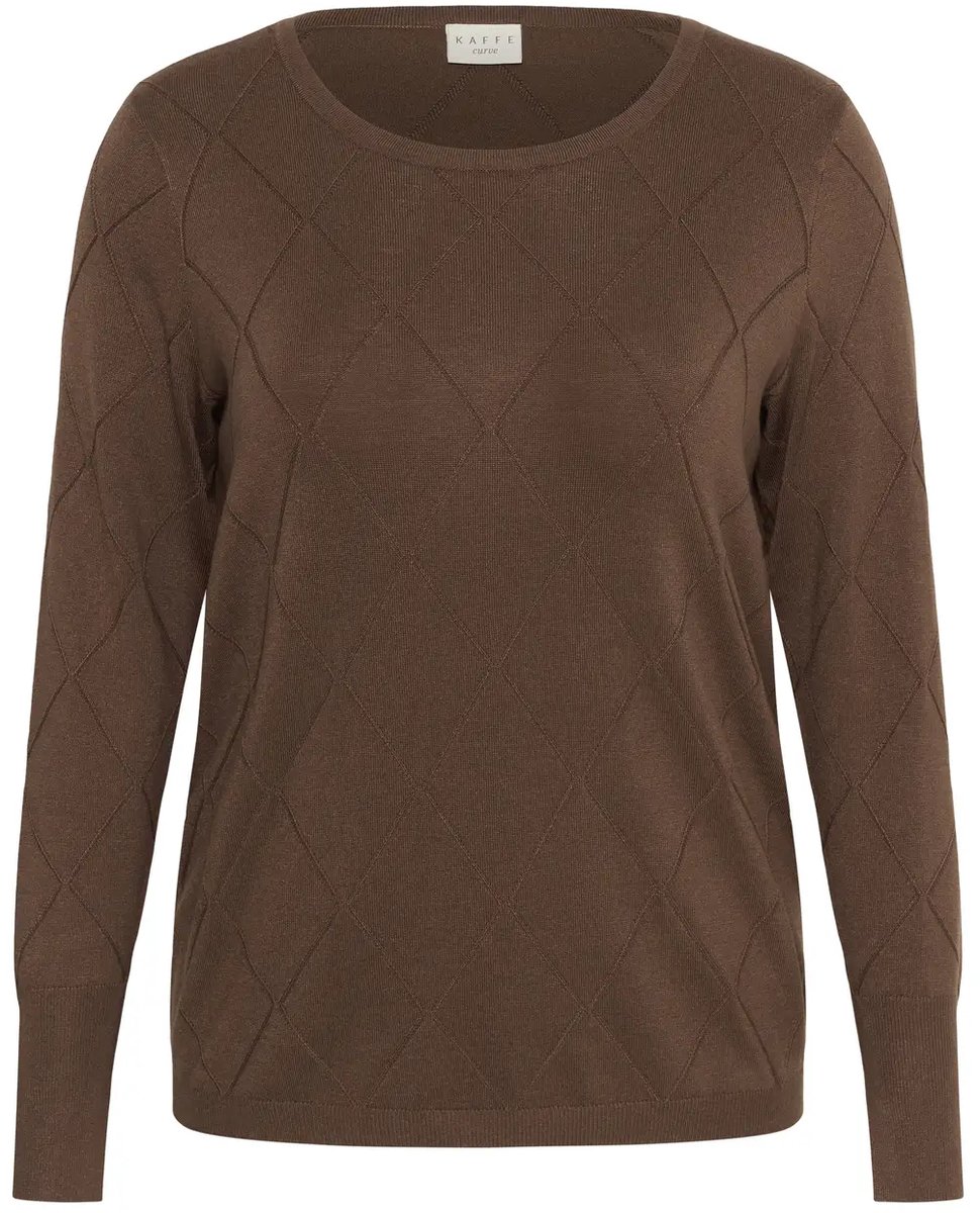 Vrouwentrui KAFFE Curve Lizzy Argyle
