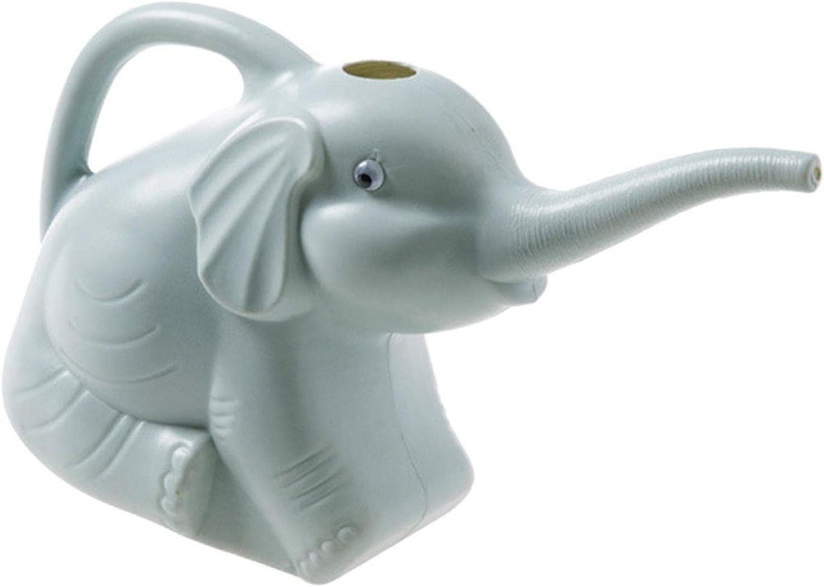 Gieter Olifant - Bloemen gieter - Planten water geven - Lange rechte tuit - 2 Liter - Blauw